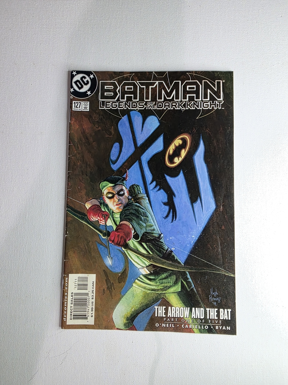 1999 DC Batman Legends of the Dark Knight Comic Featuring Green and Blue Cover